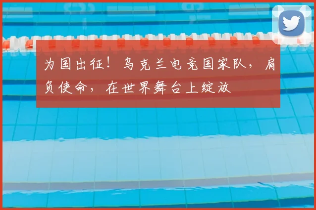 为国出征！乌克兰电竞国家队，肩负使命，在世界舞台上绽放